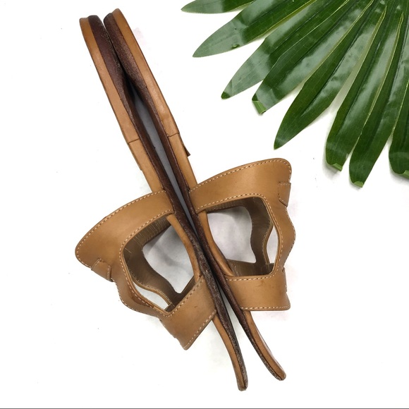 MANOLO BLAHNIK | sz 39 Tan Grella cutout sandals - Picture 2 of 8